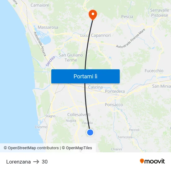 Lorenzana to 30 map
