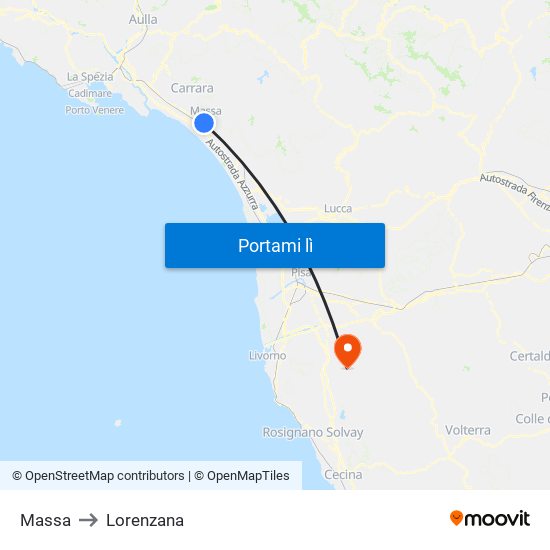 Massa to Lorenzana map