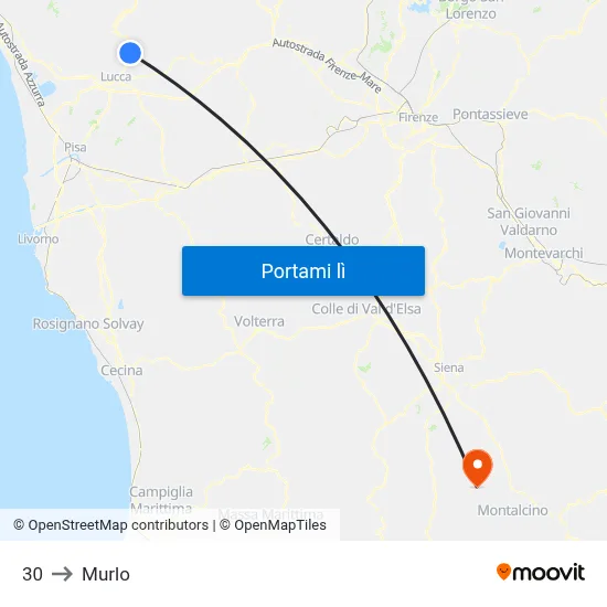 30 to Murlo map