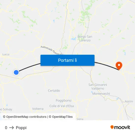 0 to Poppi map