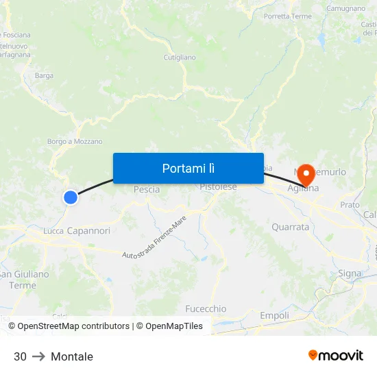 30 to Montale map
