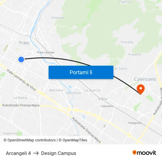 Arcangeli 4 to Design Campus map