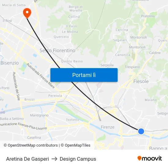 Aretina De Gasperi to Design Campus map