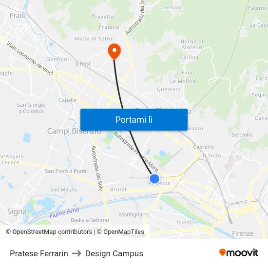 Pratese Ferrarin to Design Campus map