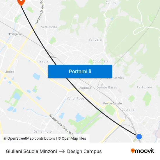 Giuliani Scuola Minzoni to Design Campus map