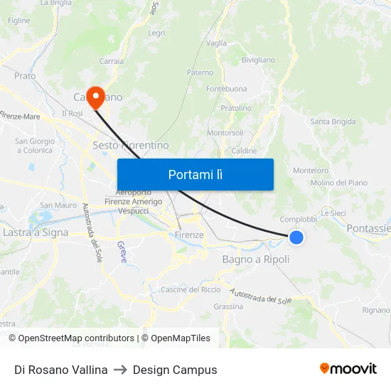 Di Rosano Vallina to Design Campus map