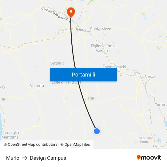 Murlo to Design Campus map