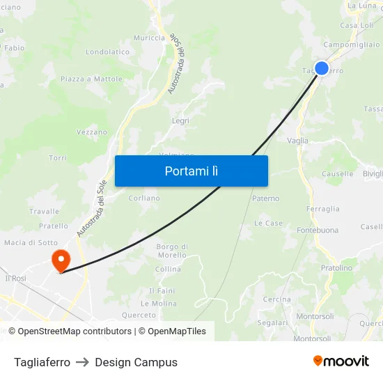 Tagliaferro to Design Campus map