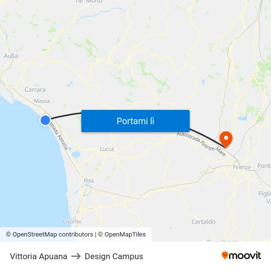 Vittoria Apuana to Design Campus map