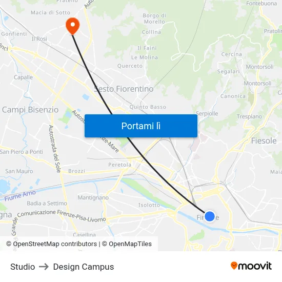 Studio to Design Campus map