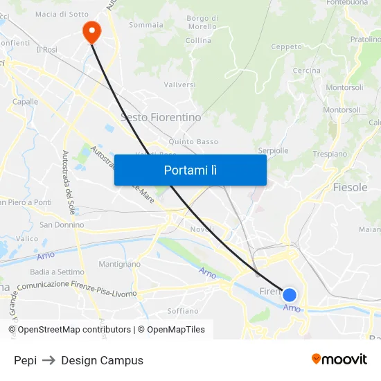 Pepi to Design Campus map