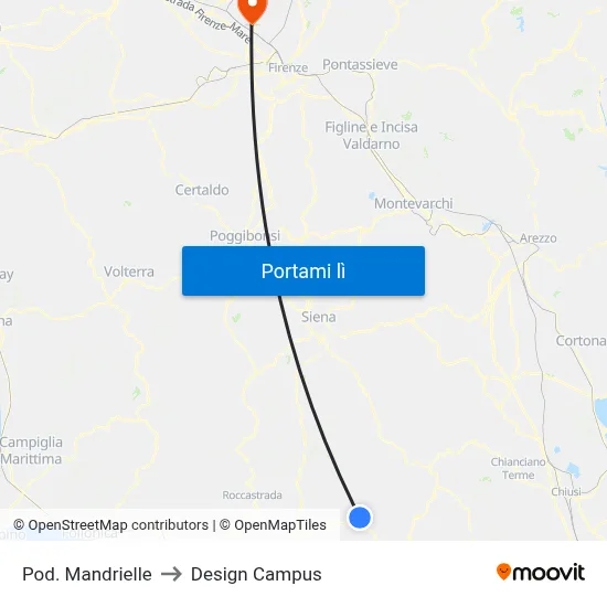 Pod. Mandrielle to Design Campus map