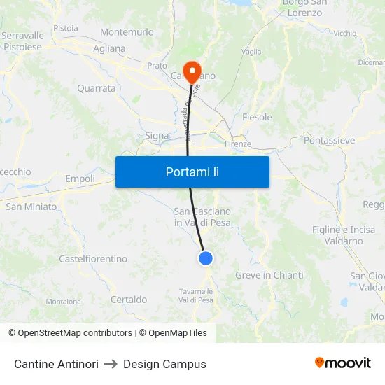 Cantine Antinori to Design Campus map