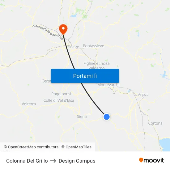Colonna Del Grillo to Design Campus map