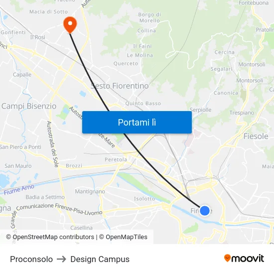 Proconsolo to Design Campus map