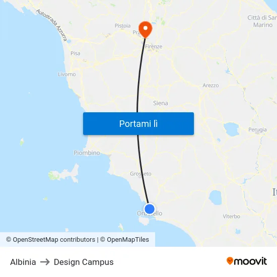 Albinia to Design Campus map