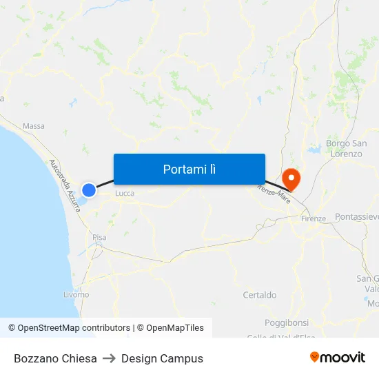 Bozzano Chiesa to Design Campus map