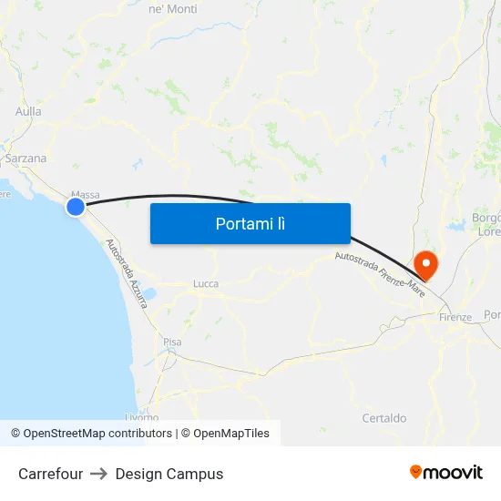 Carrefour to Design Campus map