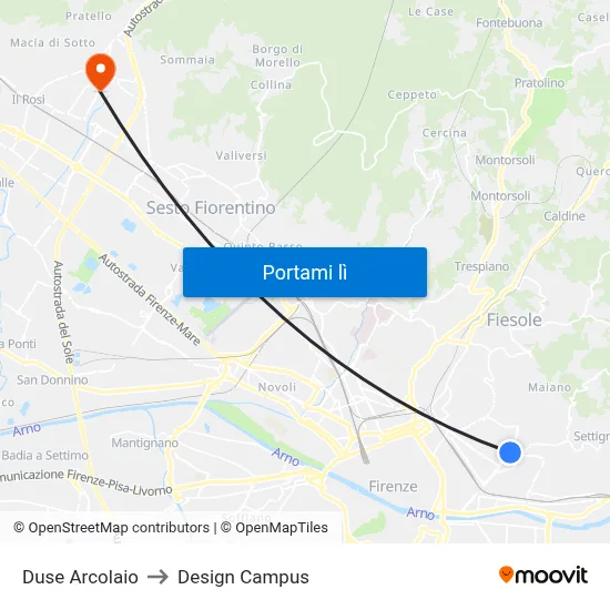 Duse Arcolaio to Design Campus map
