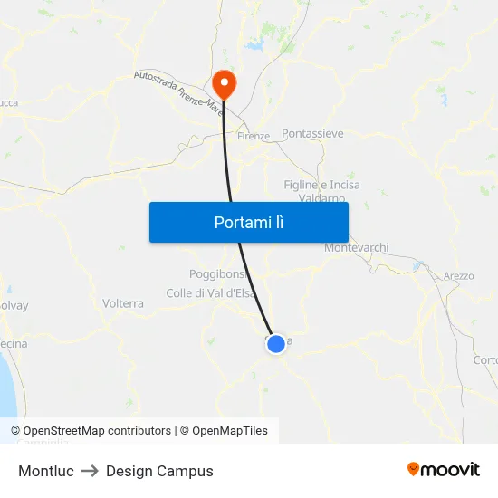 Montluc to Design Campus map