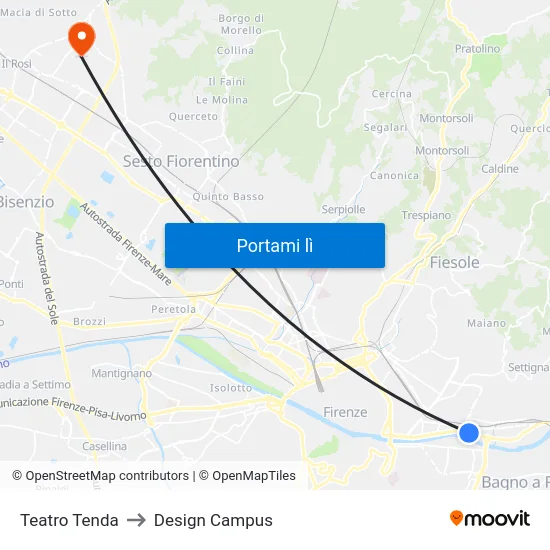 Teatro Tenda to Design Campus map