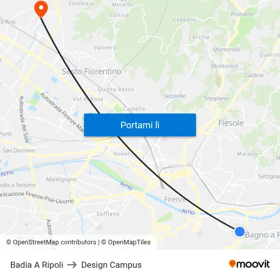 Badia A Ripoli to Design Campus map