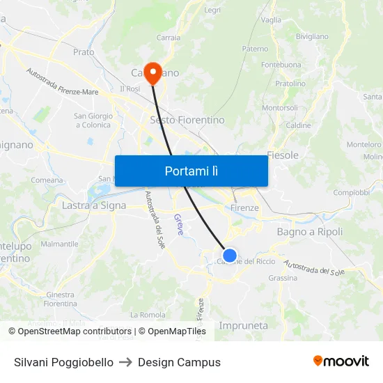 Silvani Poggiobello to Design Campus map