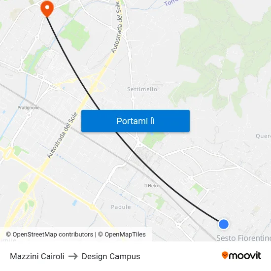 Mazzini Cairoli to Design Campus map