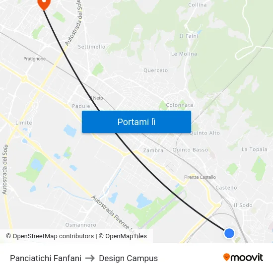 Panciatichi Fanfani to Design Campus map