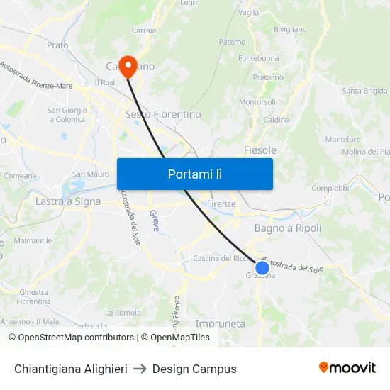 Chiantigiana Alighieri to Design Campus map