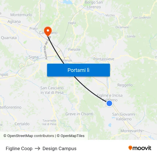 Figline Coop to Design Campus map