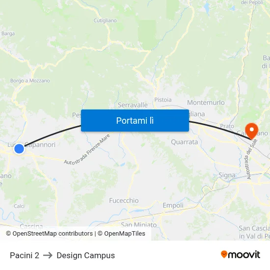 Pacini 2 to Design Campus map