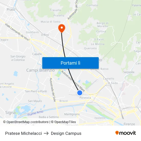 Pratese Michelacci to Design Campus map
