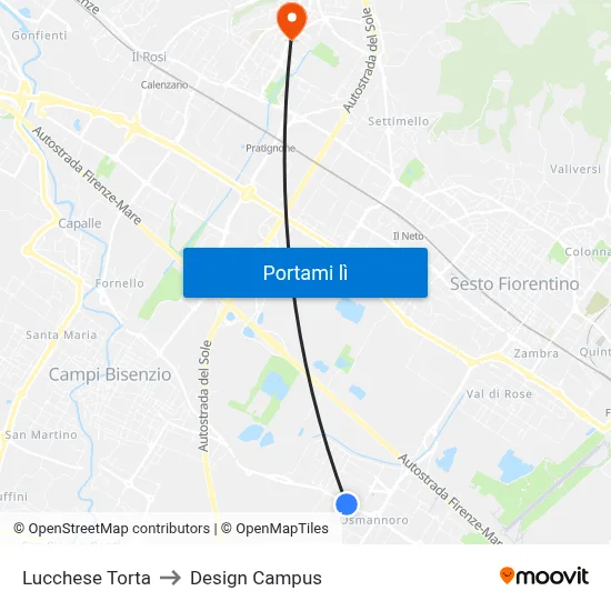 Lucchese Torta to Design Campus map