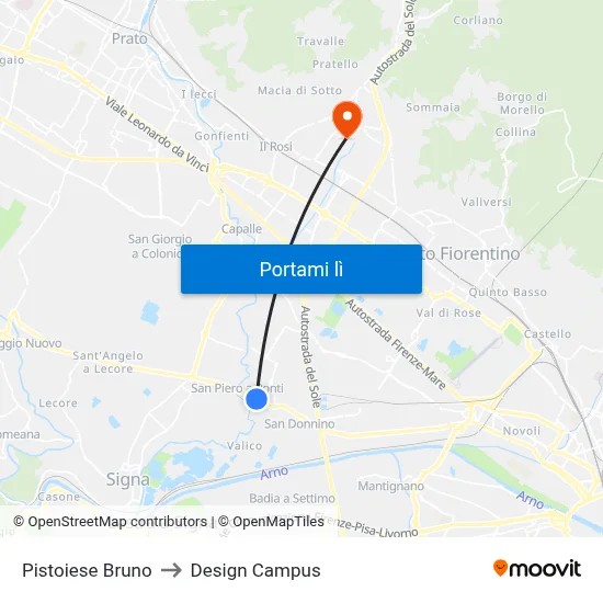 Pistoiese Bruno to Design Campus map