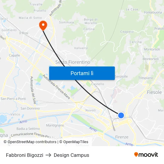 Fabbroni Bigozzi to Design Campus map