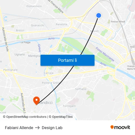 Fabiani Allende to Design Lab map