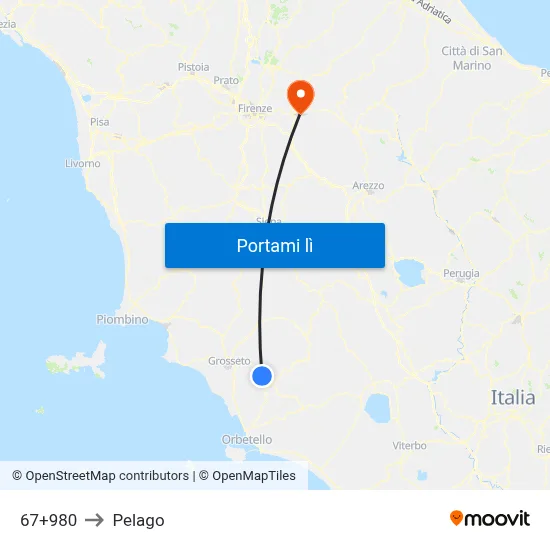 67+980 to Pelago map