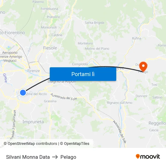 Silvani Monna Data to Pelago map