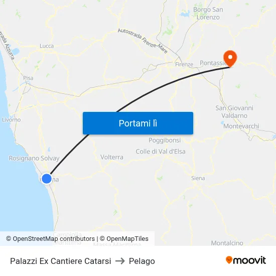 Palazzi Ex Cantiere Catarsi to Pelago map