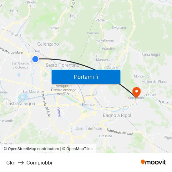 Gkn to Compiobbi map