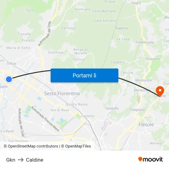 Gkn to Caldine map