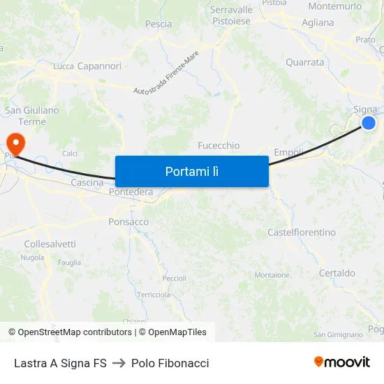 Lastra A Signa FS to Polo Fibonacci map