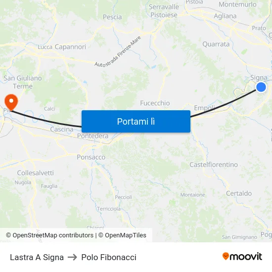 Lastra A Signa to Polo Fibonacci map