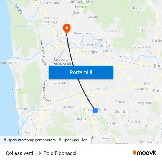 Collesalvetti to Polo Fibonacci map
