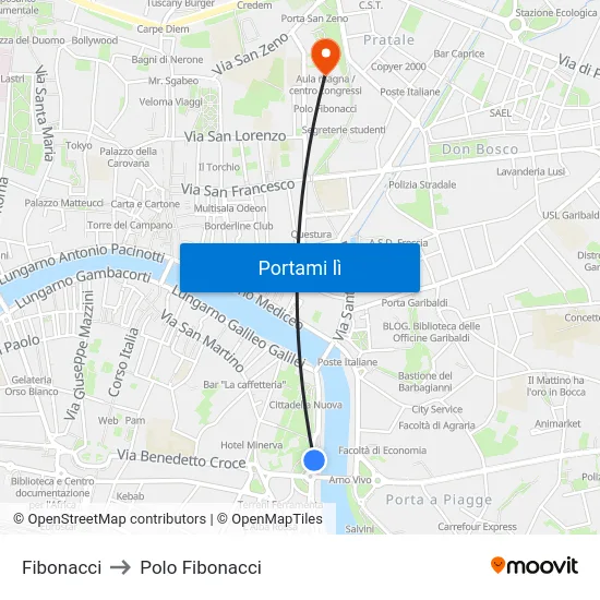 Fibonacci to Polo Fibonacci map