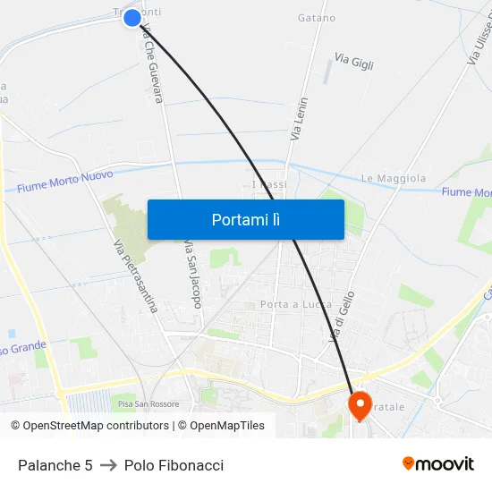 Palanche 5 to Polo Fibonacci map
