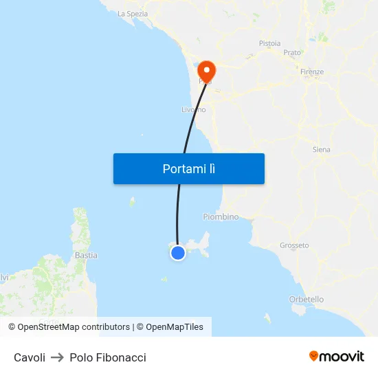 Cavoli to Polo Fibonacci map