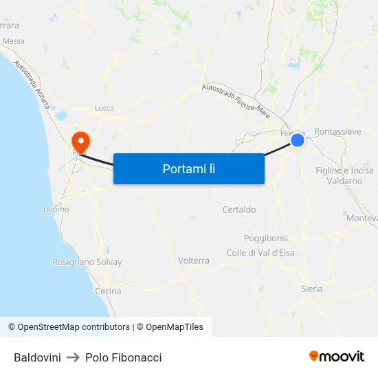 Baldovini to Polo Fibonacci map