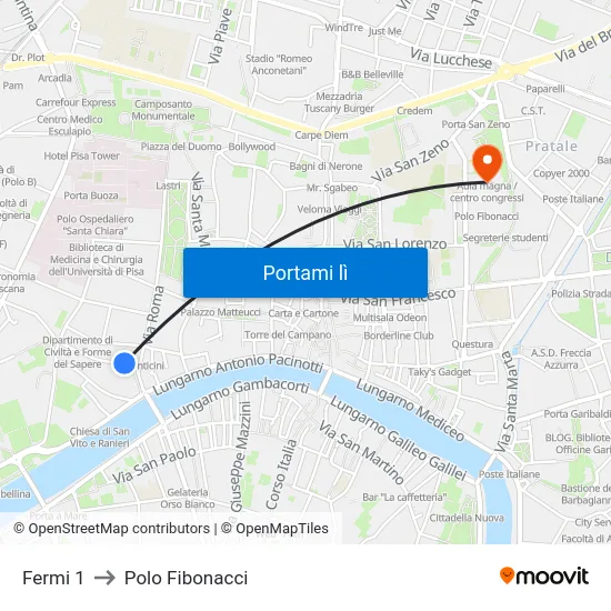 Fermi 1 to Polo Fibonacci map